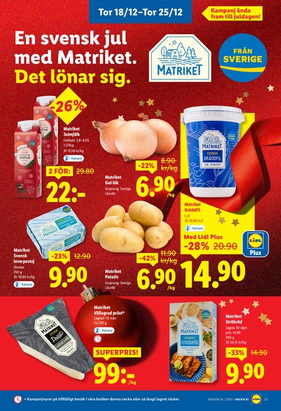 Lidl reklamblad i vecka 51 sida 25