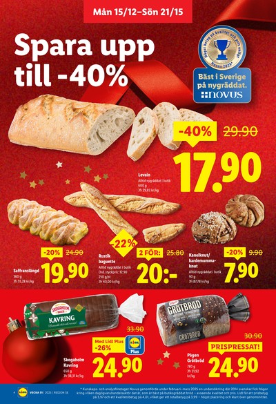 Lidl reklamblad i vecka 51 sida 4
