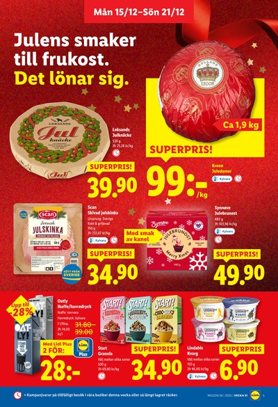 Lidl reklamblad i vecka 51 sida 5