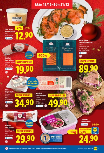 Lidl reklamblad i vecka 51 sida 7