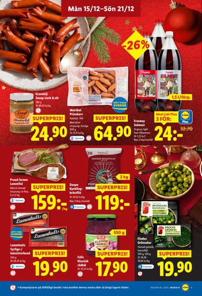 Lidl reklamblad i vecka 51 sida 9