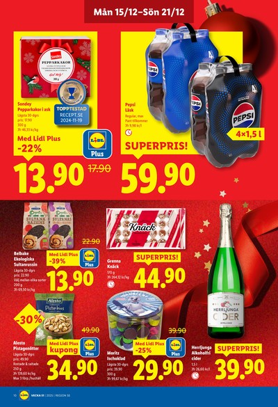 Lidl reklamblad i vecka 51 sida 10