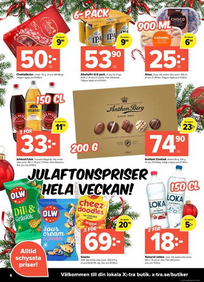 X:-tra reklamblad i vecka 51 sida 6