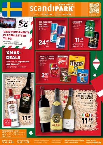 Scandinavian Park reklamblad i vecka 51 sida 1