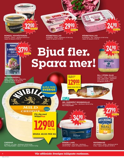 WILLY:S reklamblad i vecka 51 sida 4