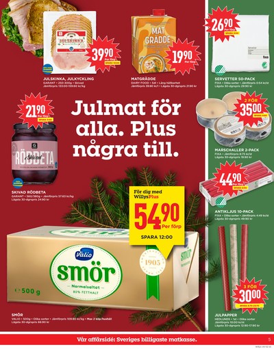 WILLY:S reklamblad i vecka 51 sida 5