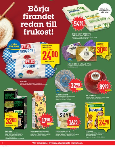 WILLY:S reklamblad i vecka 51 sida 8