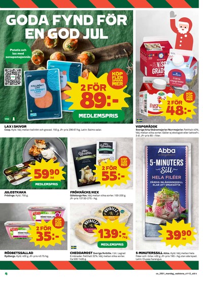 Coop reklamblad i vecka 51 sida 4