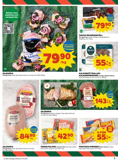 Coop reklamblad i vecka 51 sida 5