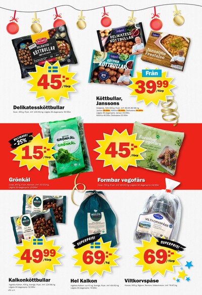 Pekås reklamblad i vecka 51 sida 4