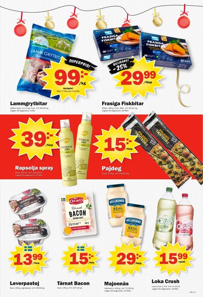 Pekås reklamblad i vecka 51 sida 7