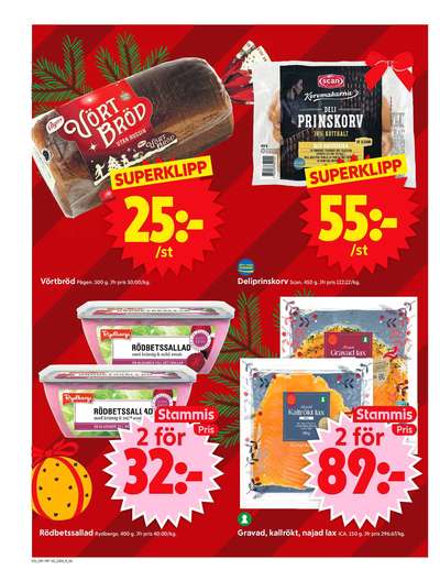 ICA Supermarket reklamblad i vecka 51 sida 2