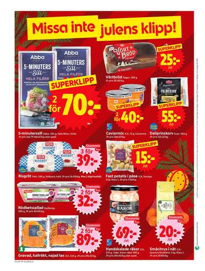 ICA Supermarket reklamblad i vecka 51 sida 14