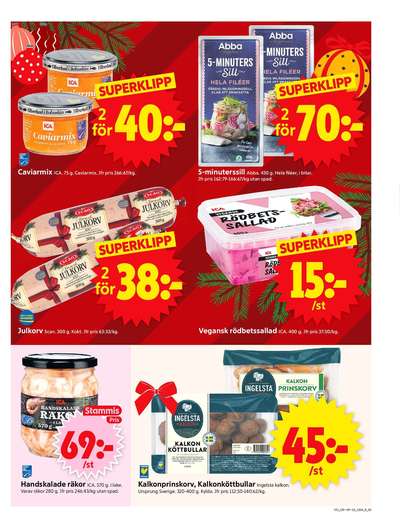 ICA Supermarket reklamblad i vecka 51 sida 3
