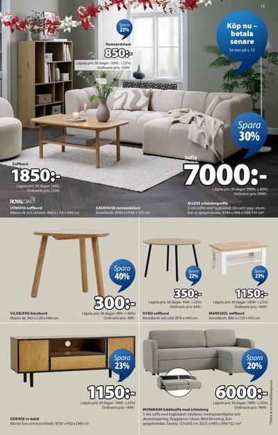 Jysk reklamblad i vecka 51 sida 14