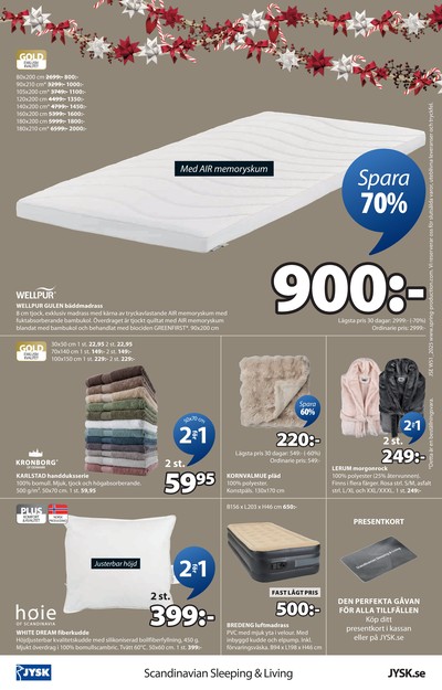 Jysk reklamblad i vecka 51 sida 17
