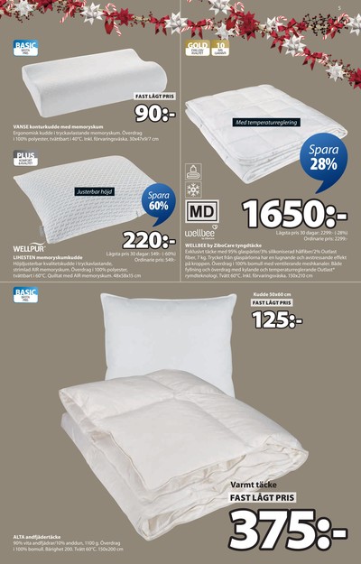 Jysk reklamblad i vecka 51 sida 6