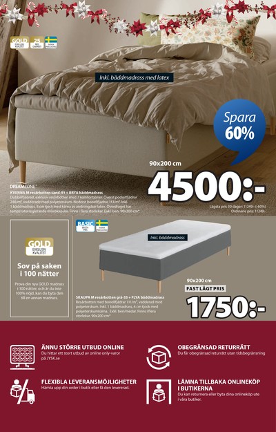 Jysk reklamblad i vecka 51 sida 7