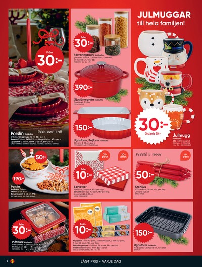 Dollarstore reklamblad i vecka 51 sida 4