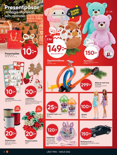 Dollarstore reklamblad i vecka 51 sida 6
