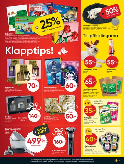 Dollarstore reklamblad i vecka 51 sida 7