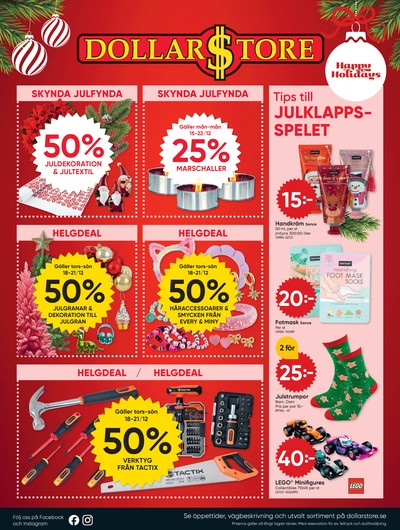 Dollarstore reklamblad i vecka 51 sida 8