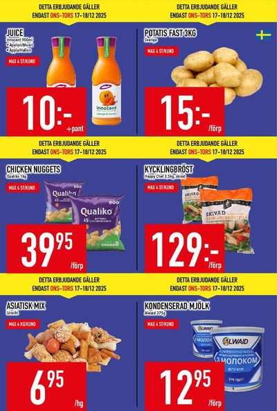 MatDax reklamblad i vecka 51 sida 3