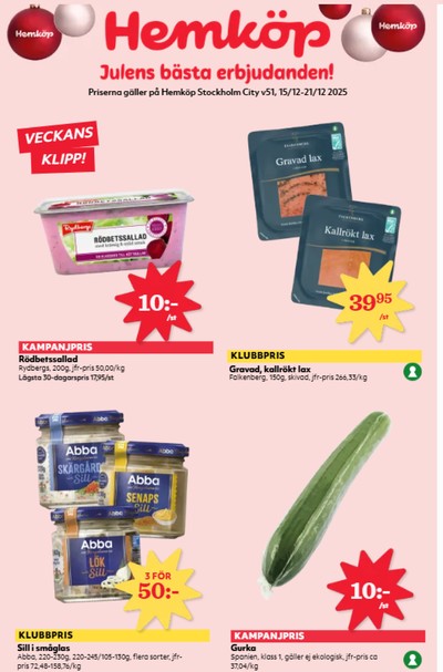 Hemköp reklamblad i vecka 51 sida 1
