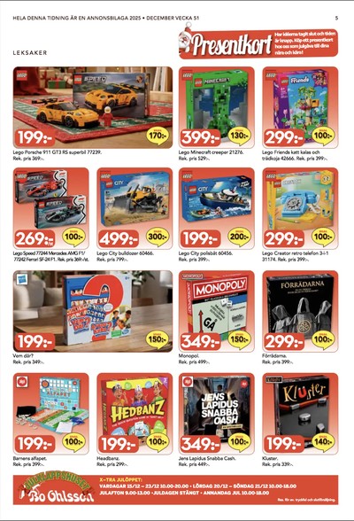 Bo Ohlsson reklamblad i vecka 51 sida 5