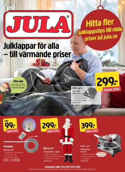 Jula reklamblad i vecka 52 sida 1