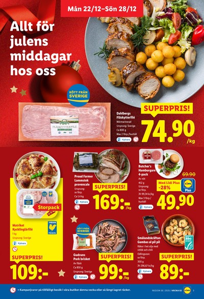 Lidl reklamblad i vecka 52 sida 3