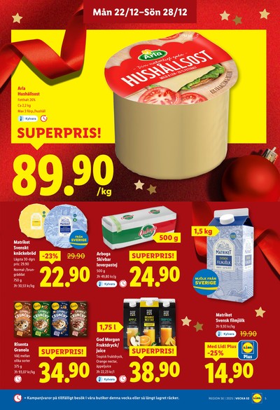 Lidl reklamblad i vecka 52 sida 5