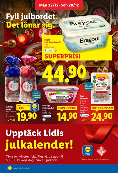 Lidl reklamblad i vecka 52 sida 6