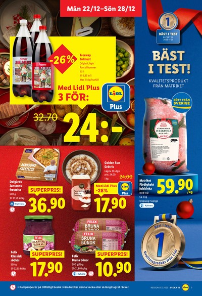 Lidl reklamblad i vecka 52 sida 7