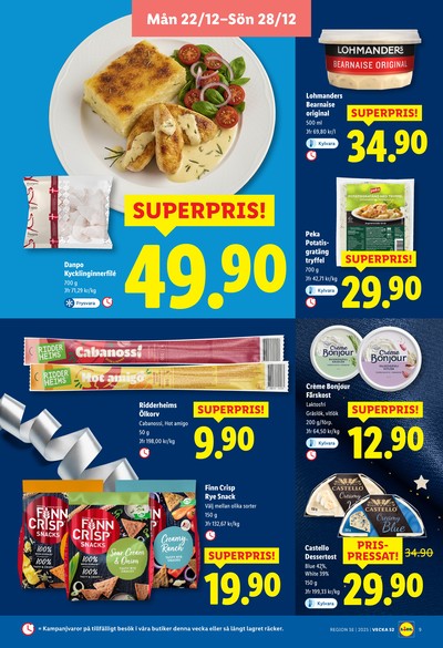 Lidl reklamblad i vecka 52 sida 9