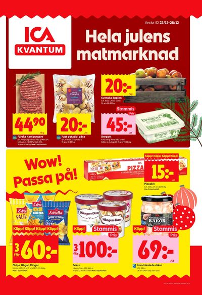 ICA Kvantum reklamblad i vecka 52 sida 1