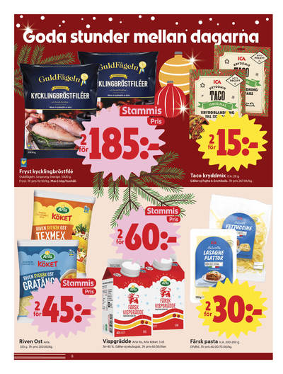 ICA Nära reklamblad i vecka 52 sida 8