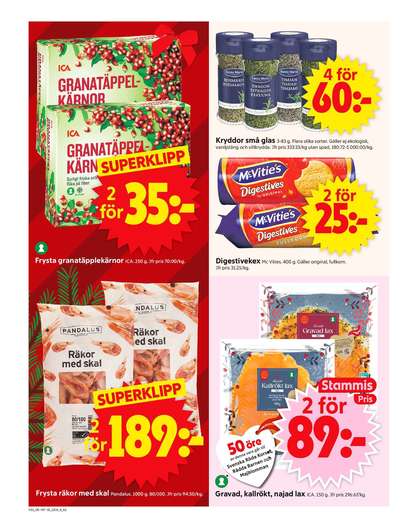 ICA Supermarket reklamblad i vecka 52 sida 2