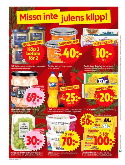 ICA Supermarket reklamblad i vecka 52 sida 14