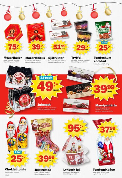 Pekås reklamblad i vecka 52 sida 8