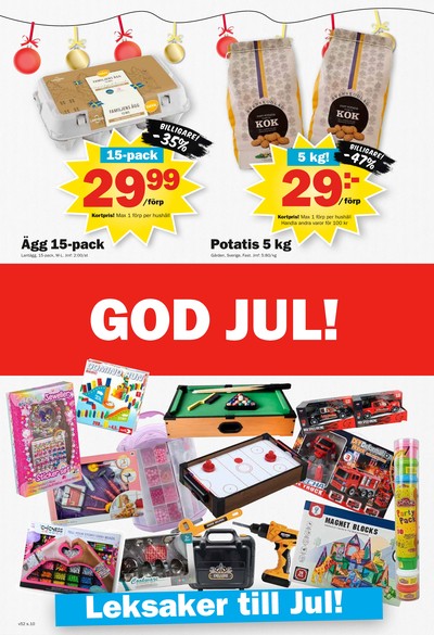Pekås reklamblad i vecka 52 sida 10