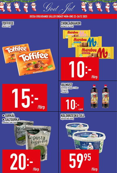 MatDax reklamblad i vecka 52 sida 3