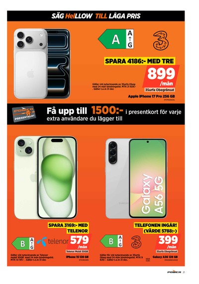 Power reklamblad i vecka 52 sida 21