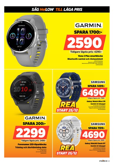 Power reklamblad i vecka 52 sida 49