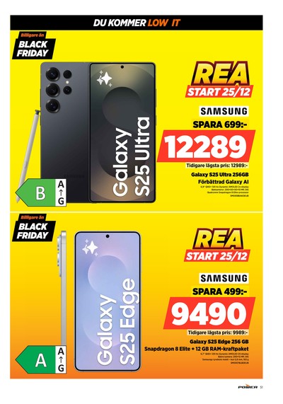 Power reklamblad i vecka 52 sida 51