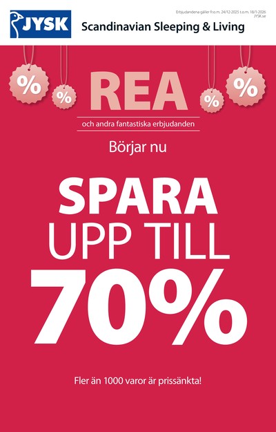 Jysk reklamblad i vecka 52 sida 2