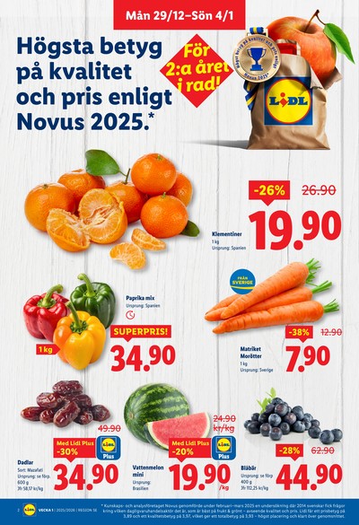 Lidl reklamblad i vecka 1 sida 2