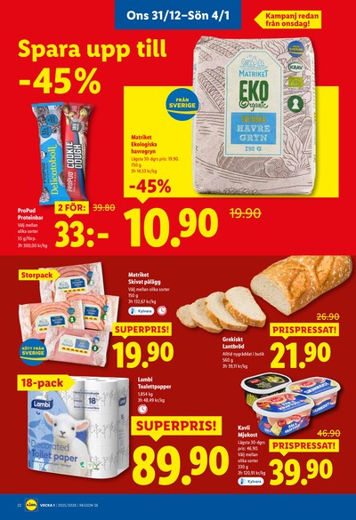 Lidl reklamblad i vecka 1 sida 25