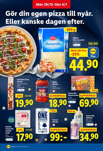 Lidl reklamblad i vecka 1 sida 8