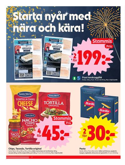 ICA Nära reklamblad i vecka 1 sida 4